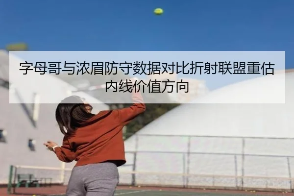 字母哥与浓眉防守数据对比折射联盟重估内线价值方向